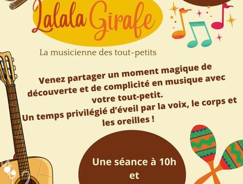 Lalala Girafe_mediathèque_musique_condrieu69420