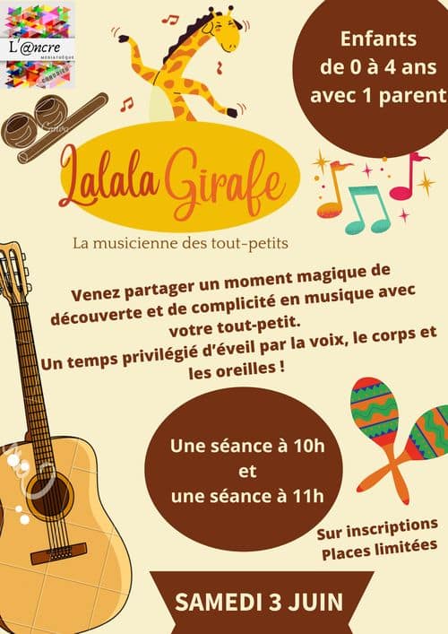 Lalala Girafe_mediathèque_musique_condrieu69420