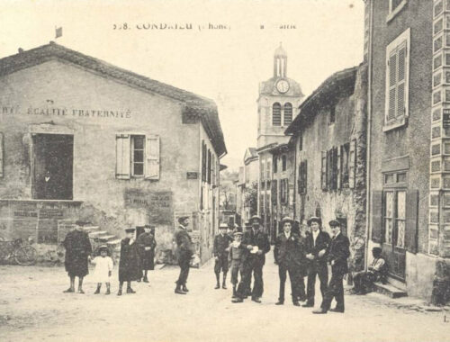 Au temps de l'ancien collège-Condrieu