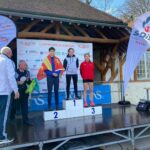 Thaïs Chausson sur le podium du cross national