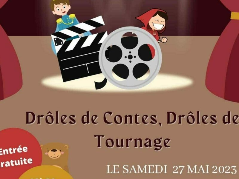 Affiche spectacle danse et théâtre 2023 Association Familiale
