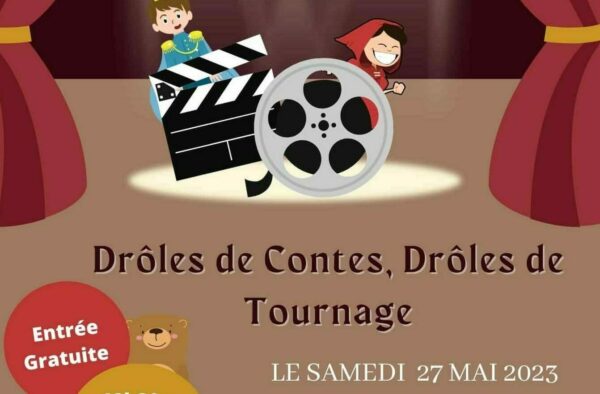 Affiche spectacle danse et théâtre 2023 Association Familiale