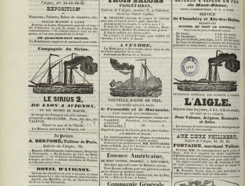 Au temps d'avant, les croisières sur le Rhône