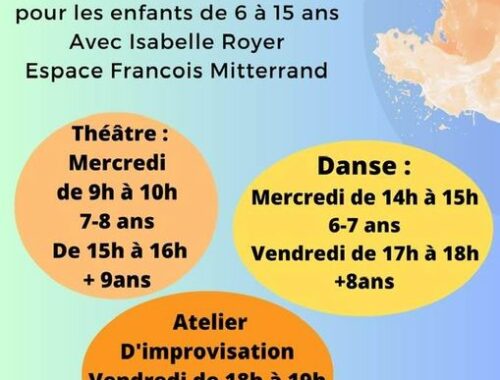 Atelier danse et théâtre à l'Association Familiale