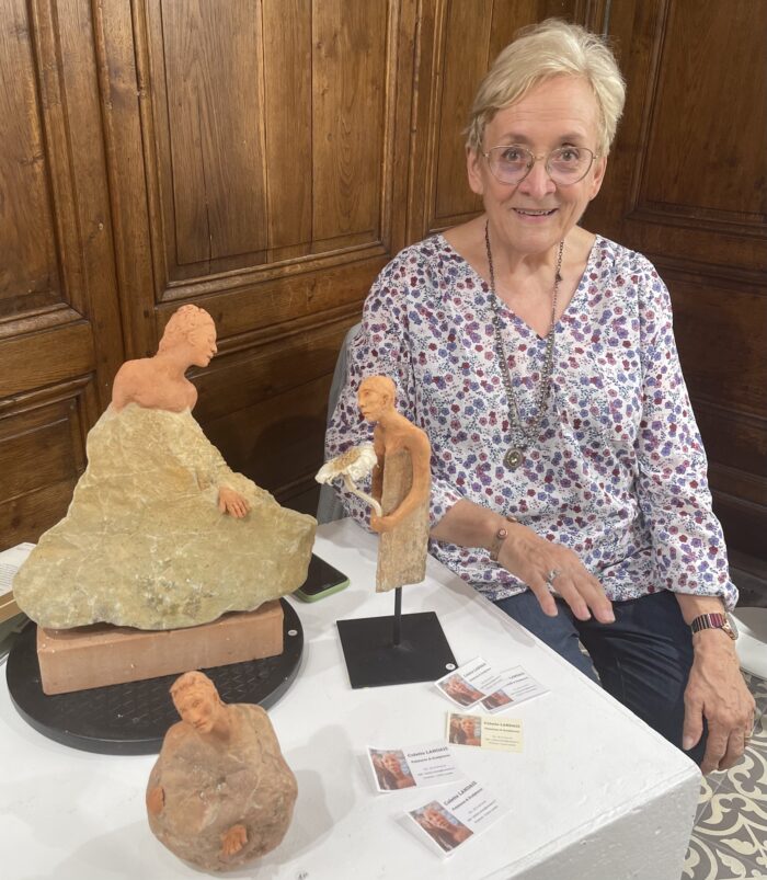 Colette Landais invitée d'honneur des Artistes Rhodaniens.