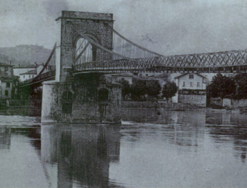 L'ancêtre du pont de Condrieu...