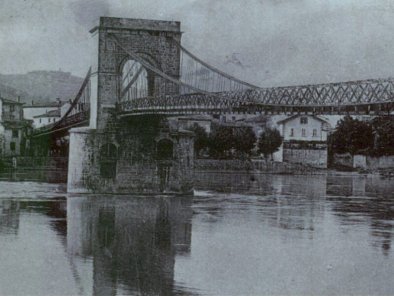 L'ancêtre du pont de Condrieu...