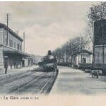 La gare de Condrieu au début du 20ème siècle