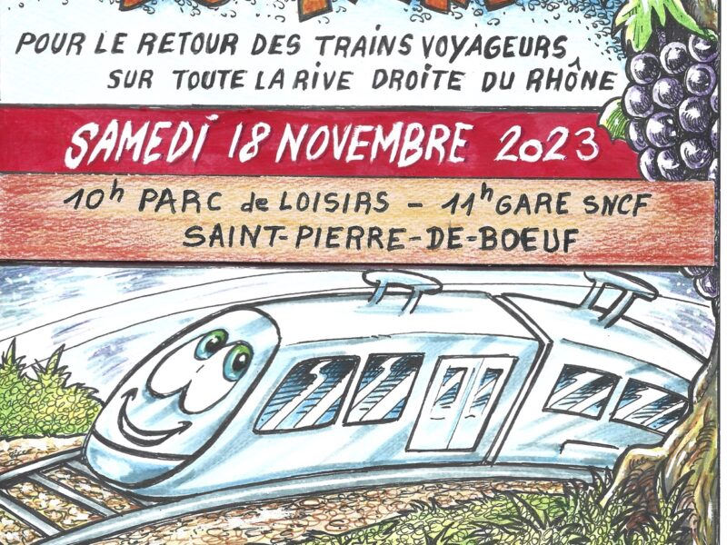 Pressailles : la manifestation pour le train