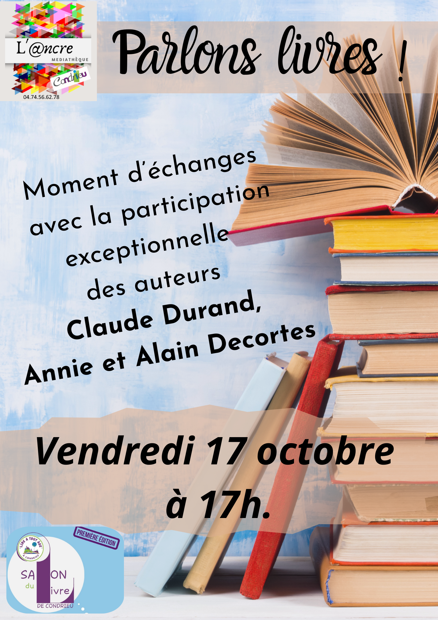 livre condrieu salon du livre 69420