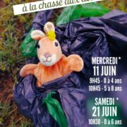 hopla à la recherche des déchets
